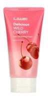 L.Sanic Delicious Wild Cherry Soft Cleansing Foam Очищающая пенка для умывания лица с экстрактом дикой вишни 150ml